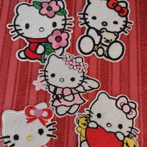 SOLD! Hello Kitty Iron-On Patches (Set 5)~Shipping Included!